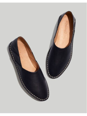 Madewell The Izabel Convertible Mule Black Leather Women's Size 10.5 Euro 41